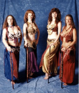 Catherine, Me, Sheila and Layla Katrina in 1997. Call me 'skinny arms' Aziza Nawal. 